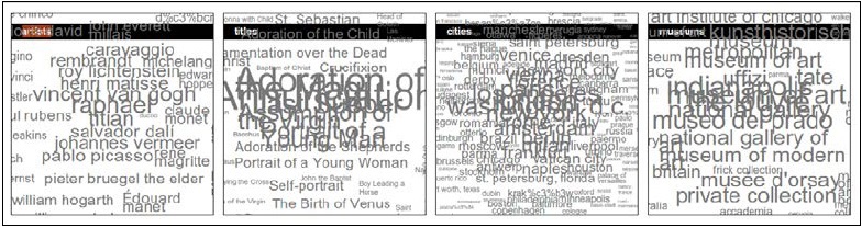 Taking a glance at ajax-solr, solrstrap, facetview, and jcloud