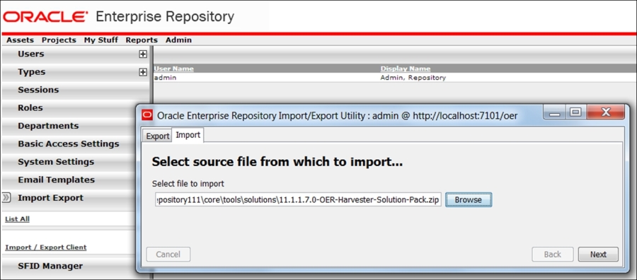 Exploring the Oracle Repository's taxonomy