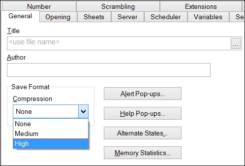 Understanding compression settings