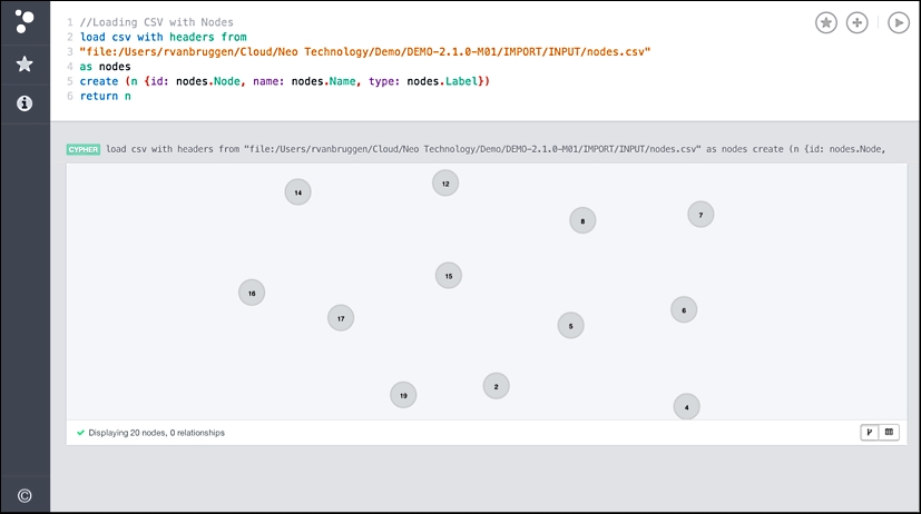 Importing using Load CSV