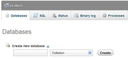 First database creation is authorized