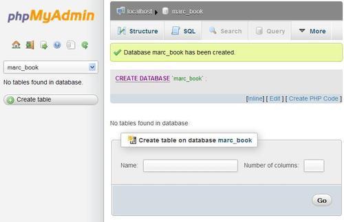 First database creation is authorized