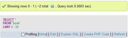 SQL query links