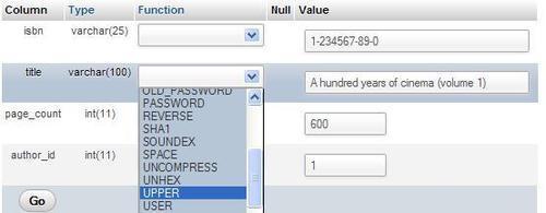 Applying a function to a value