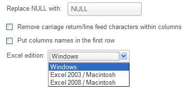 CSV for Microsoft Excel