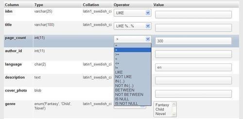 Combining criteria