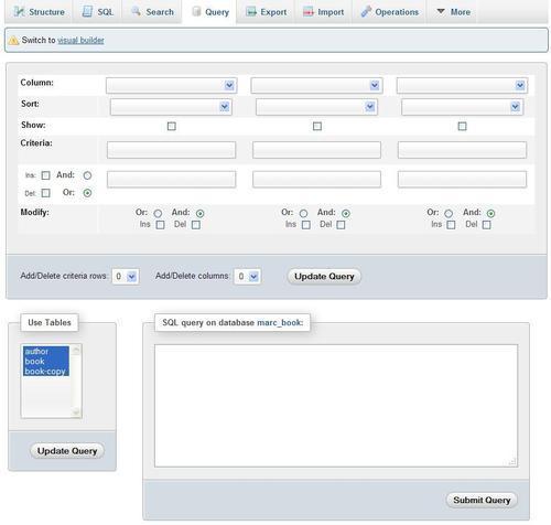 Generating Multi-table Queries