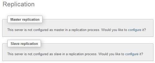 Configuring replication