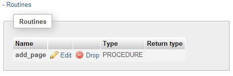 Manipulating procedures and functions