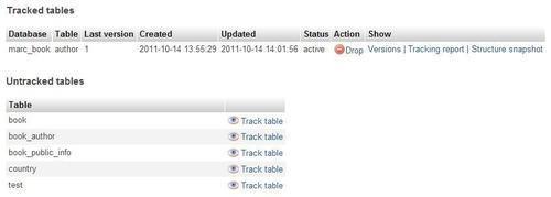 Determining tracking status