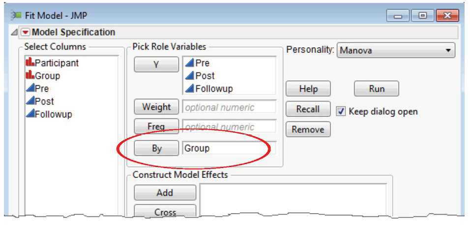 Figure 12.23 Exclude/Include Command to Exclude Rows from Analysis