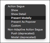 Implementing a custom modal presentation transition