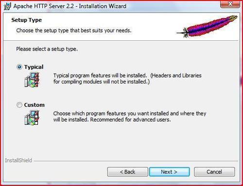 Apache HTTP installation on Windows