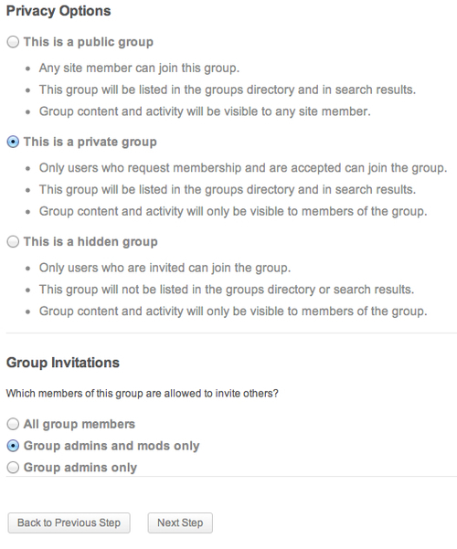 Groups