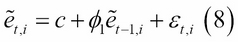 The volume forecasting model