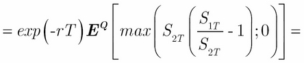 The Margrabe formula