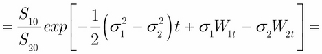 The Margrabe formula