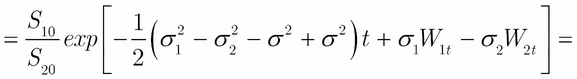 The Margrabe formula