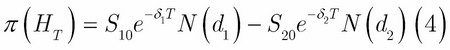 The Margrabe formula