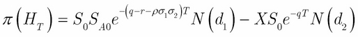 Pricing formula for a call quanto