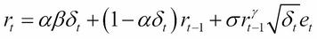 Parameter estimation of interest rate models