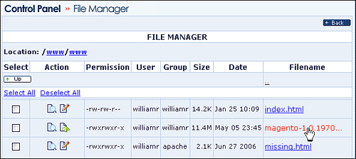 Time for action: Downloading Magento