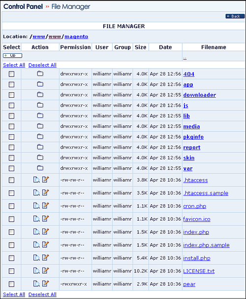 Time for action: Downloading Magento