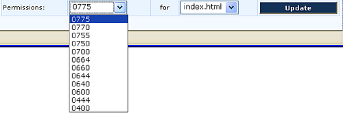 Using numbers (octals) to state permissions