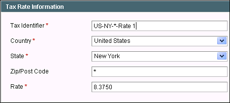 Tax Rate