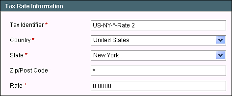 Tax Rate