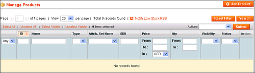 Time for action: Creating the Product and selecting an Attribute Set