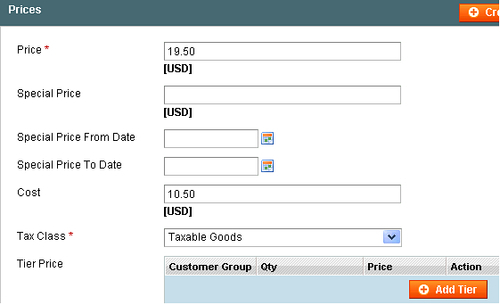 Part 3: The Prices tab