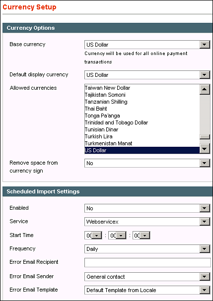 Time for action: Configuring Magento for your location and currency