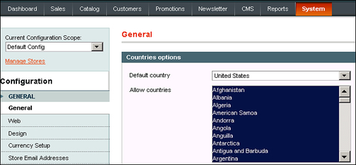 Select countries to which you will ship