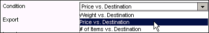 Time for action: Creating a shipping rate table