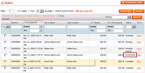 Step 3: Locate the orders that need to be shipped