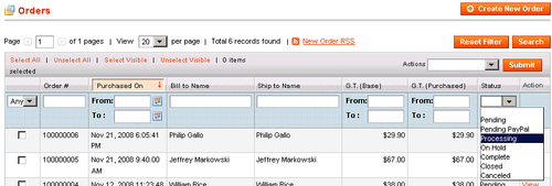 Step 3: Locate the orders that need to be shipped