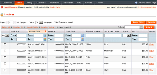 Include a "You're paid up" comment on invoices that you email to your customers