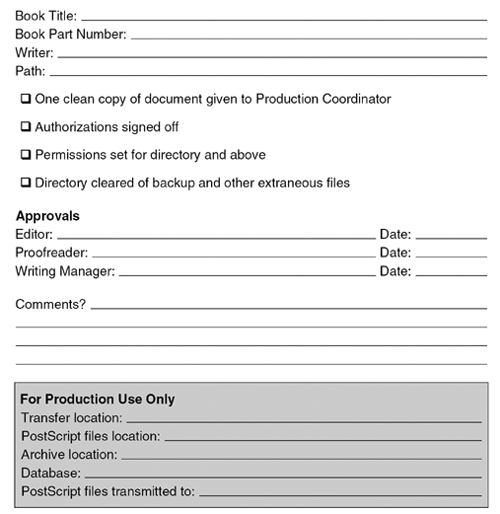 Authorization to Produce Document