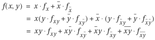 Theorem 7.5 Shannon Expansion Theorem