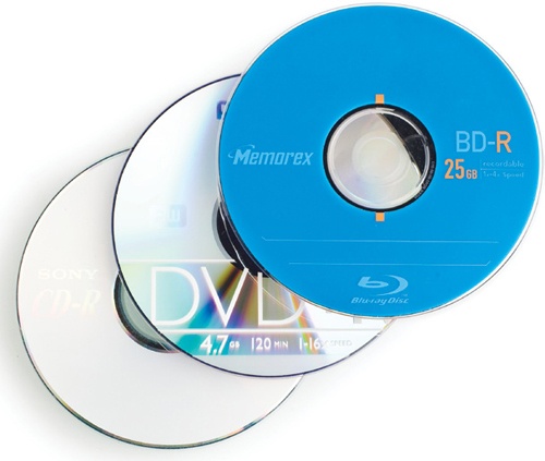 There are three kinds of optical disks: CD, DVD, and Blu-ray. They are all the same physical size, so each successive player also plays the older format(s). This will help keep them from becoming obsolete.