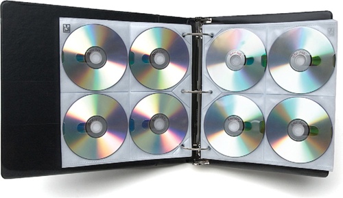 I use a notebook to hold my DVD archive. Disks are stored here in numerical order.