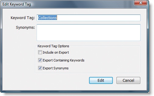 You can set keywords to be excluded from export. If you don’t want particular keywords to be embedded, disable Include on Export.
