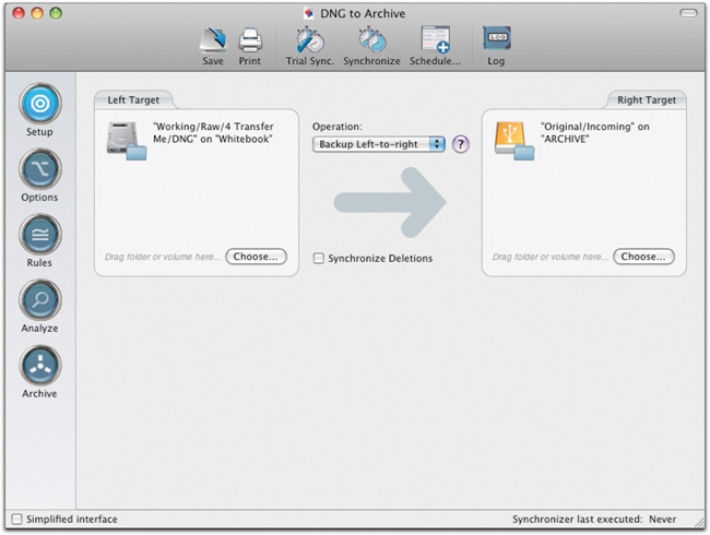 You can set up a task in your sync program to make the transfer from the outgoing to the incoming folders.