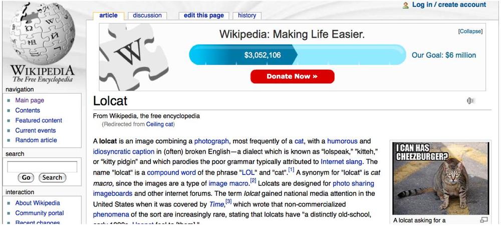 User-generated content on Wikipedia