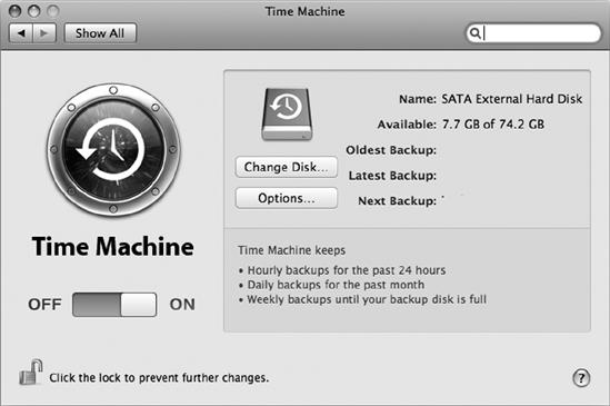 If you have a new Mac, turn on Time Machine to automatically create backups.