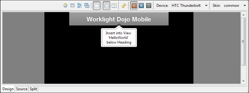 Designing your first Dojo application