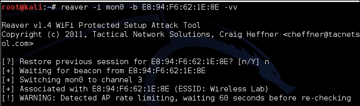 Time for action – WPS attack