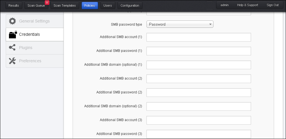 Windows usernames, passwords, and domains