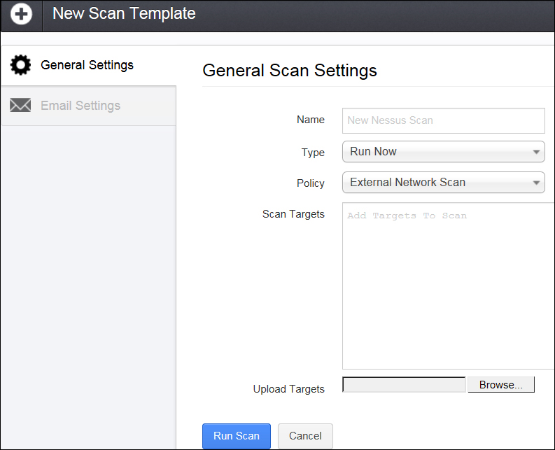 General settings